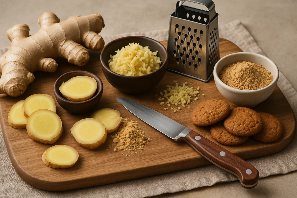 Come si usa lo zenzero fresco in cucina? La combinazione che esalta piatti salati e dolci