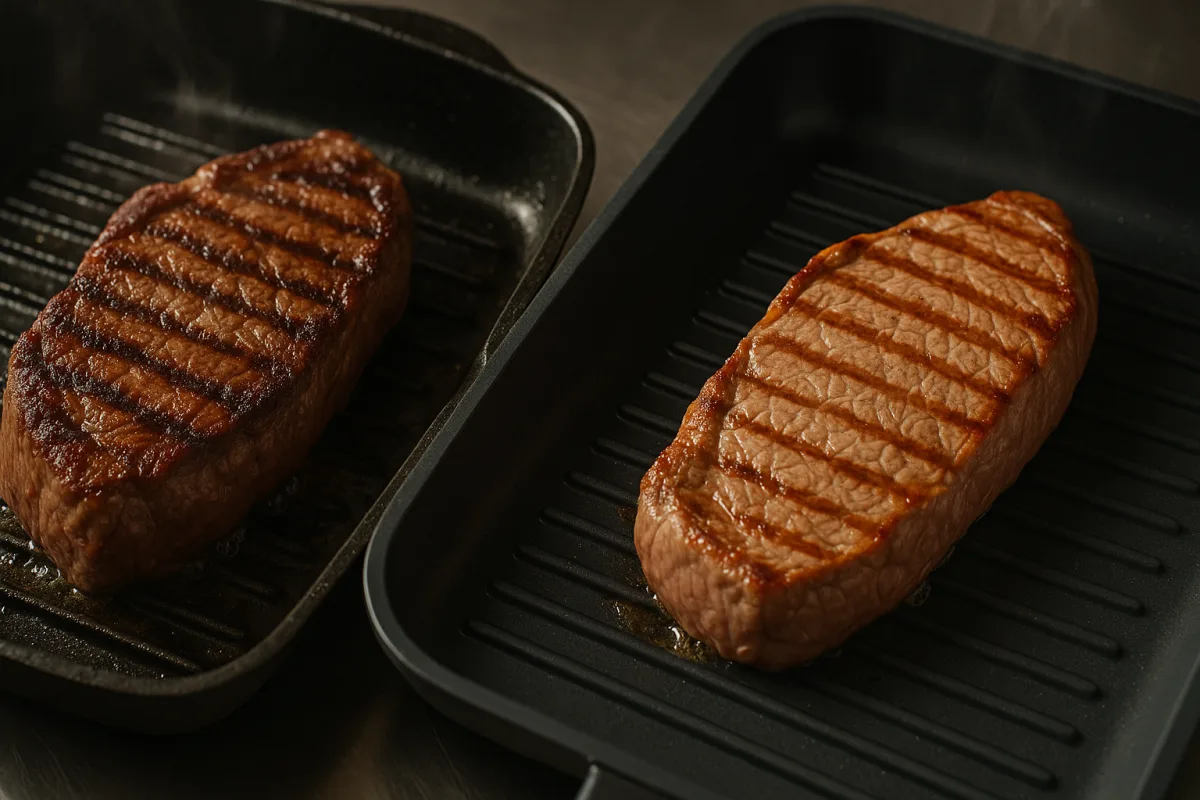 Bistecchiera in ghisa o antiaderente? Il dettaglio che definisce crosta e morbidezza della carne