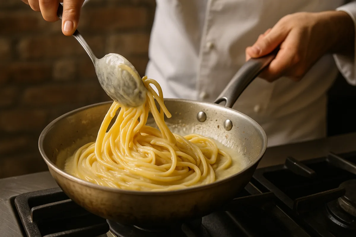 Come mantecare la pasta come in trattoria? Svelato il gesto che cambia la cremosità del piatto