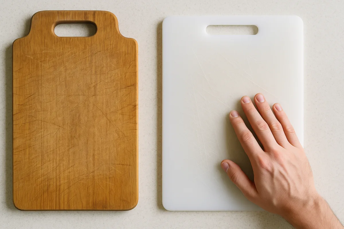 Posso sostituire il tagliere in legno con quello in plastica? La risposta che sorprende sulla sicurezza alimentare