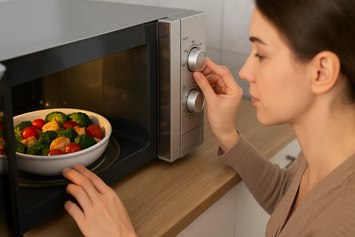 Cucinare al microonde: le impostazioni poco usate che evitano sapore piatto e nutrienti persi