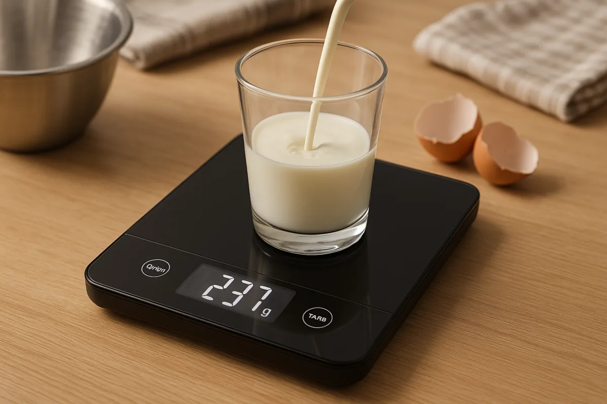 Bilancia da cucina: funzione nascosta che aiuta a dosare meglio anche gli ingredienti liquidi