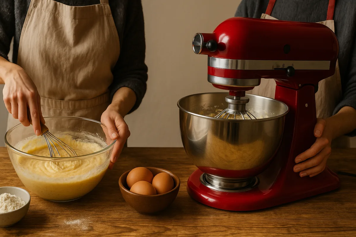 Mescolare impasti dolci: meglio a mano o con la planetaria? Quando la scelta fa la differenza
