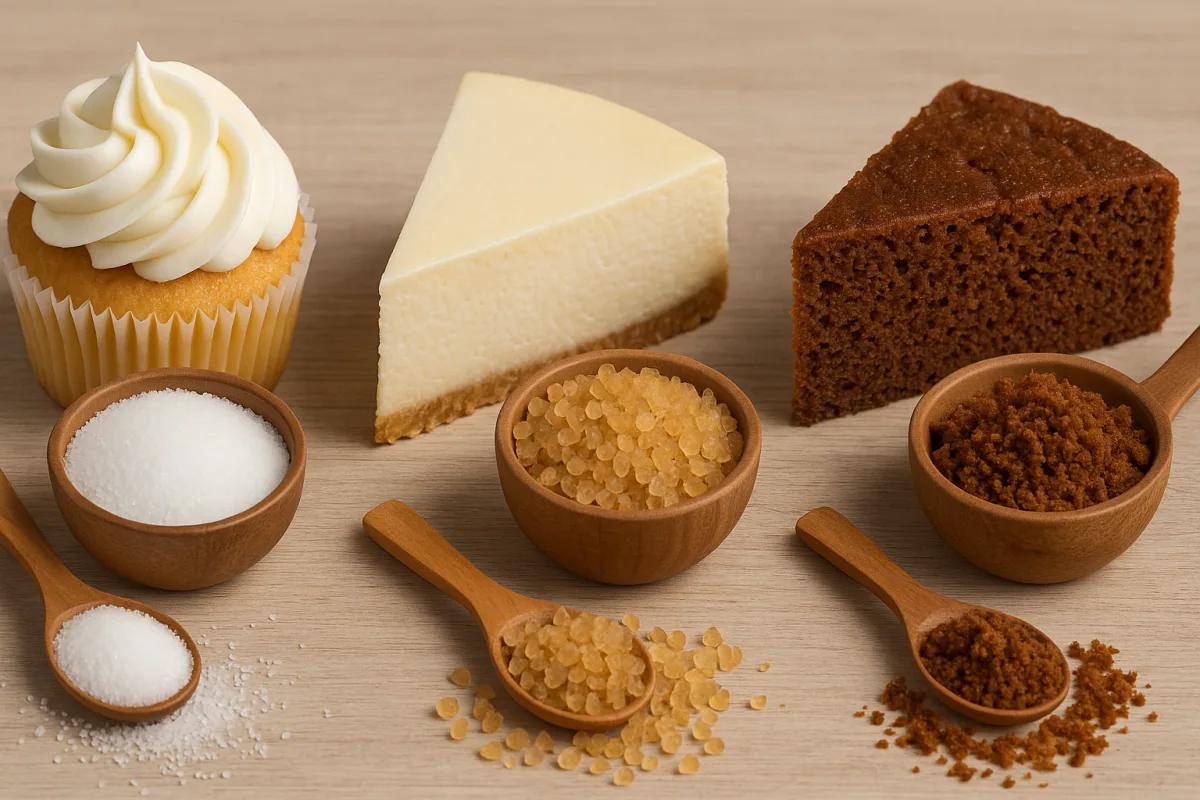 Qual è la differenza tra zucchero bianco, di canna e integrale? Scegli quello più adatto a ogni dolce