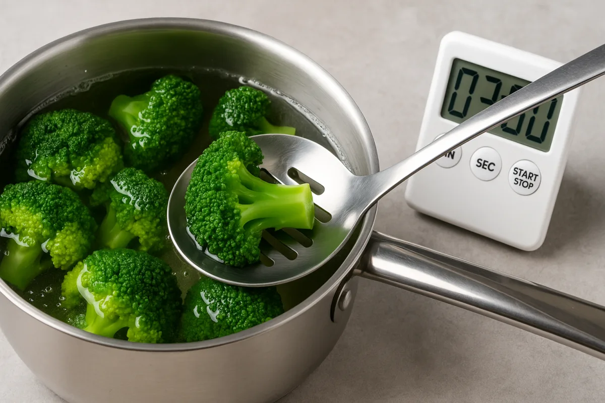 Come si mantengono verdi i broccoli lessati? Il minuto preciso che fa la differenza nel colore
