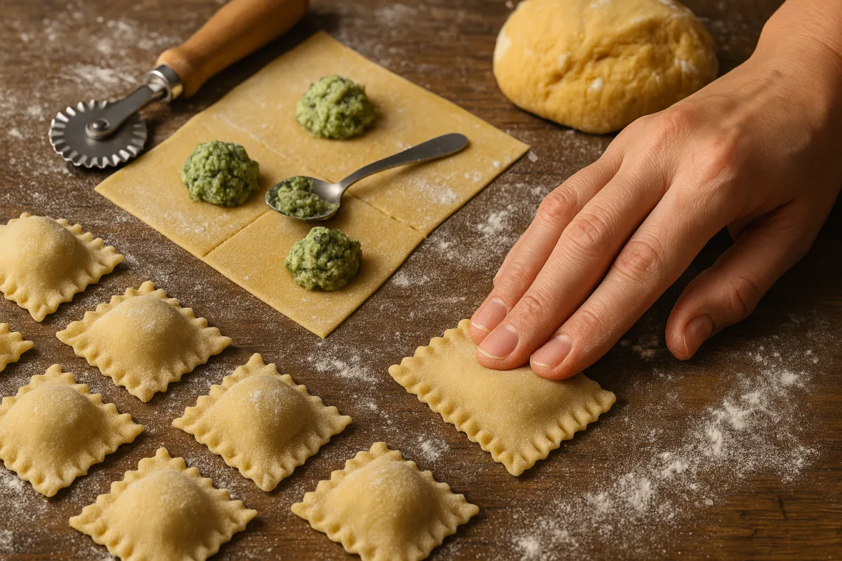 Ravioli fatti in casa ricetta classica: consigli per evitare che si aprano durante la cottura