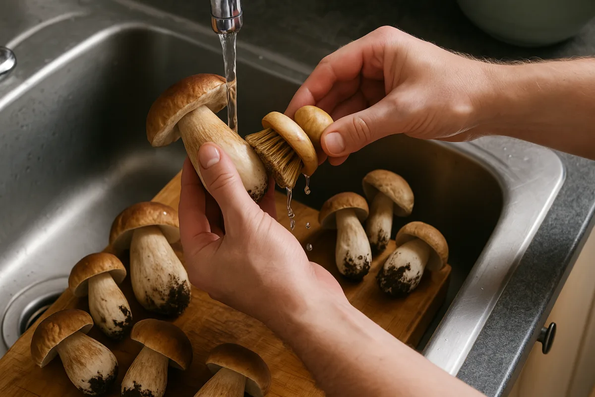 Come pulire i funghi porcini freschi senza rovinarli? Il passaggio che fa la differenza per consistenza e gusto