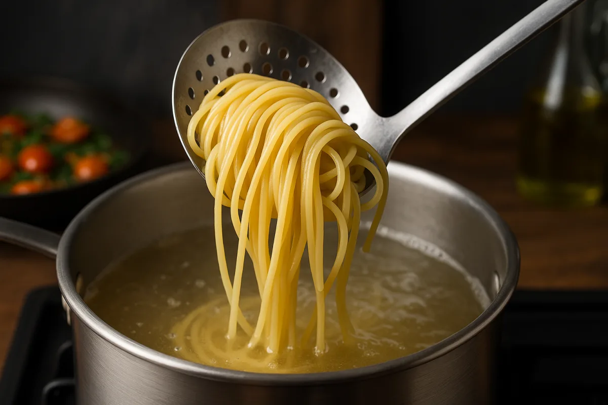 Qual è il ruolo del mestolo forato in cucina? Ricette dove fa davvero la differenza sul risultato finale