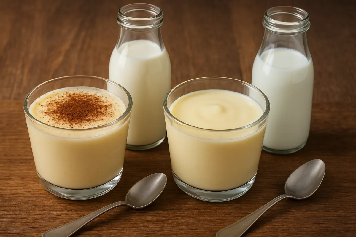 Latte intero o parzialmente scremato: come cambia il risultato nei dolci al cucchiaio