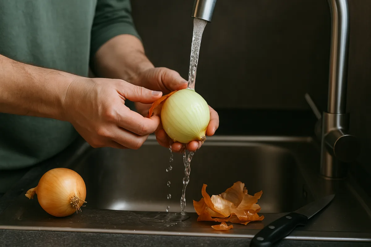 Sbucciare cipolle senza lacrime: il metodo efficace che non richiede gadget particolari