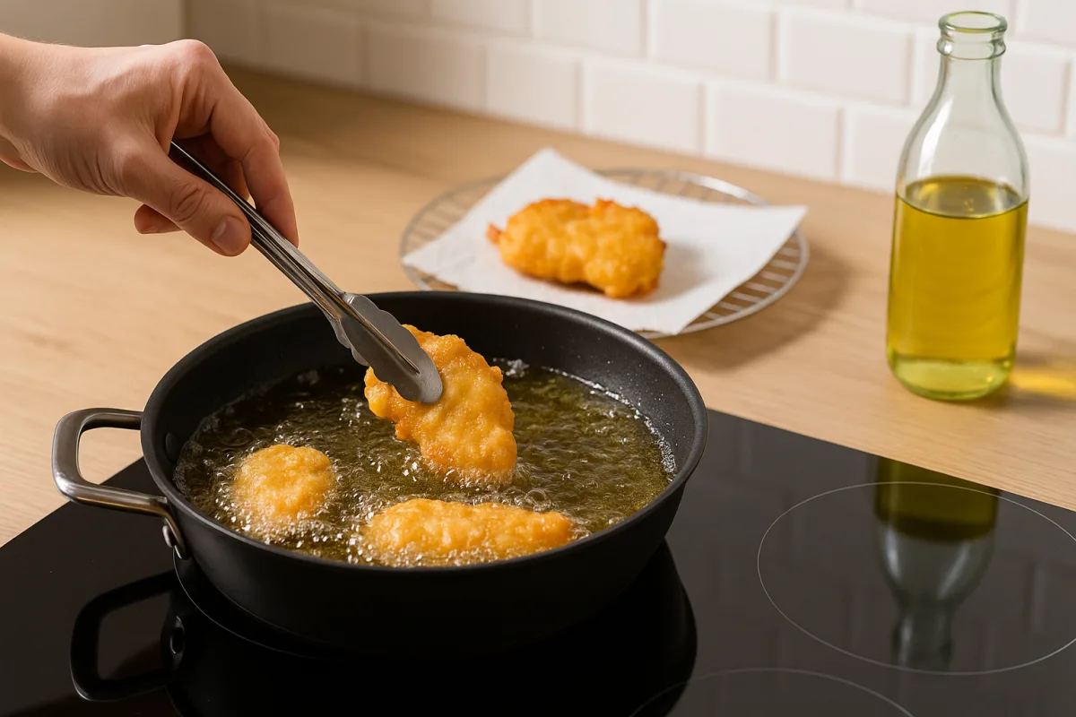 Frittura leggera e poco unta: la temperatura e il tipo di olio che cambiano tutto anche per i principianti