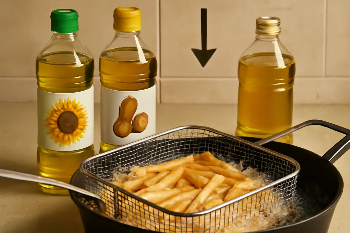 Olio di girasole o olio di arachide per friggere: quale resiste meglio al calore