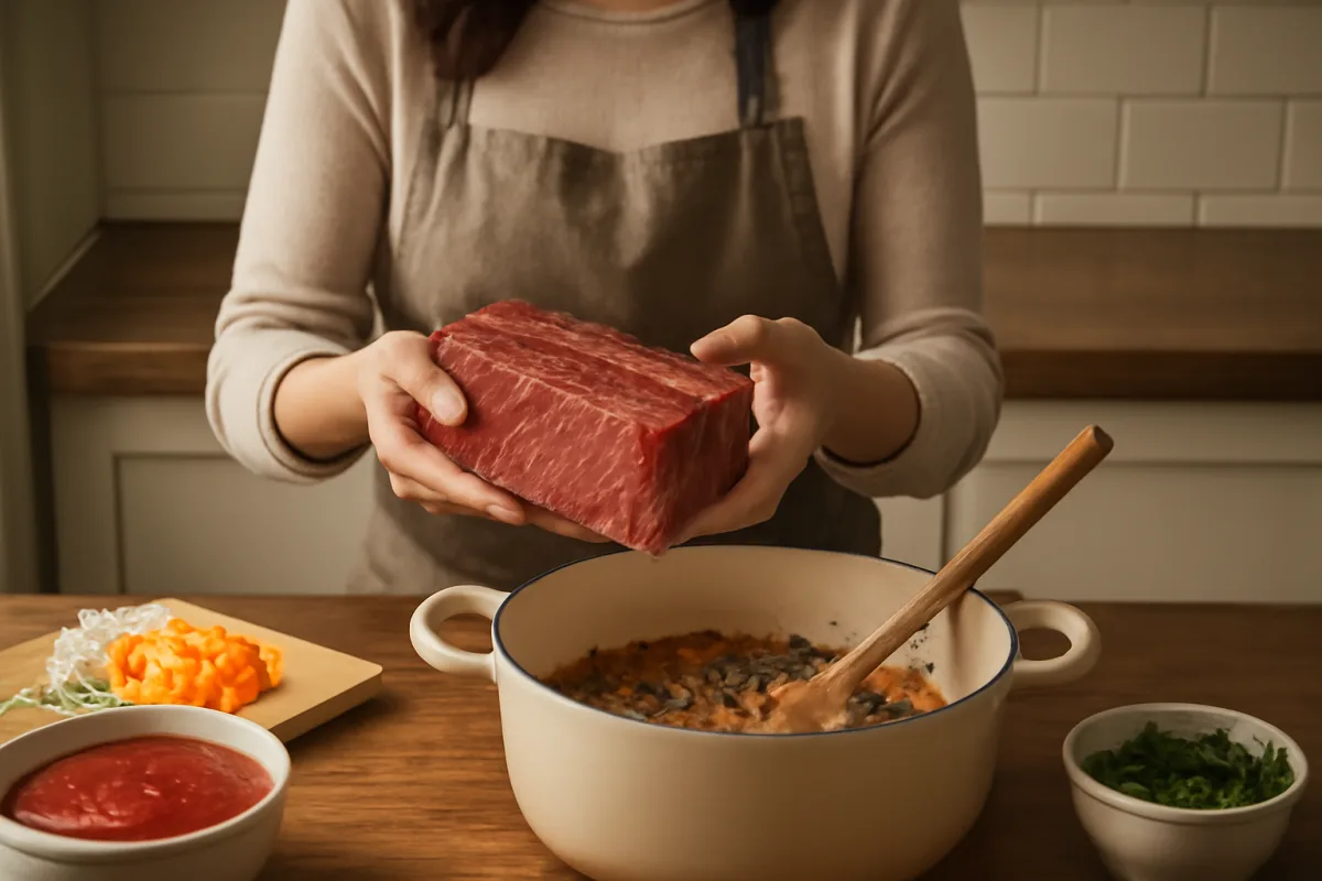 Come fare il ragù classico in casa: il taglio di carne che lo rende più saporito