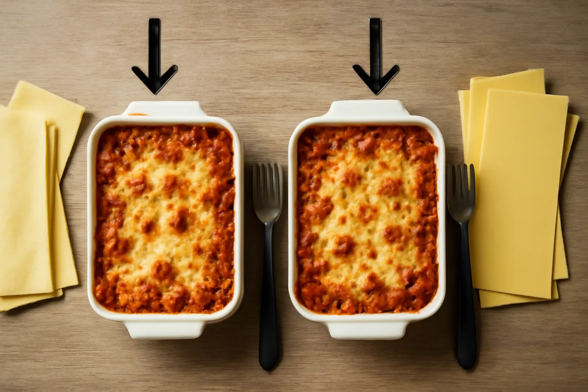Lasagne con pasta fresca o secca: quale regge meglio la cottura in forno