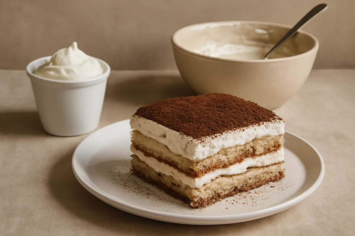 Quale panna usare nel tiramisù senza uova: la scelta che regge la forma nel piatto
