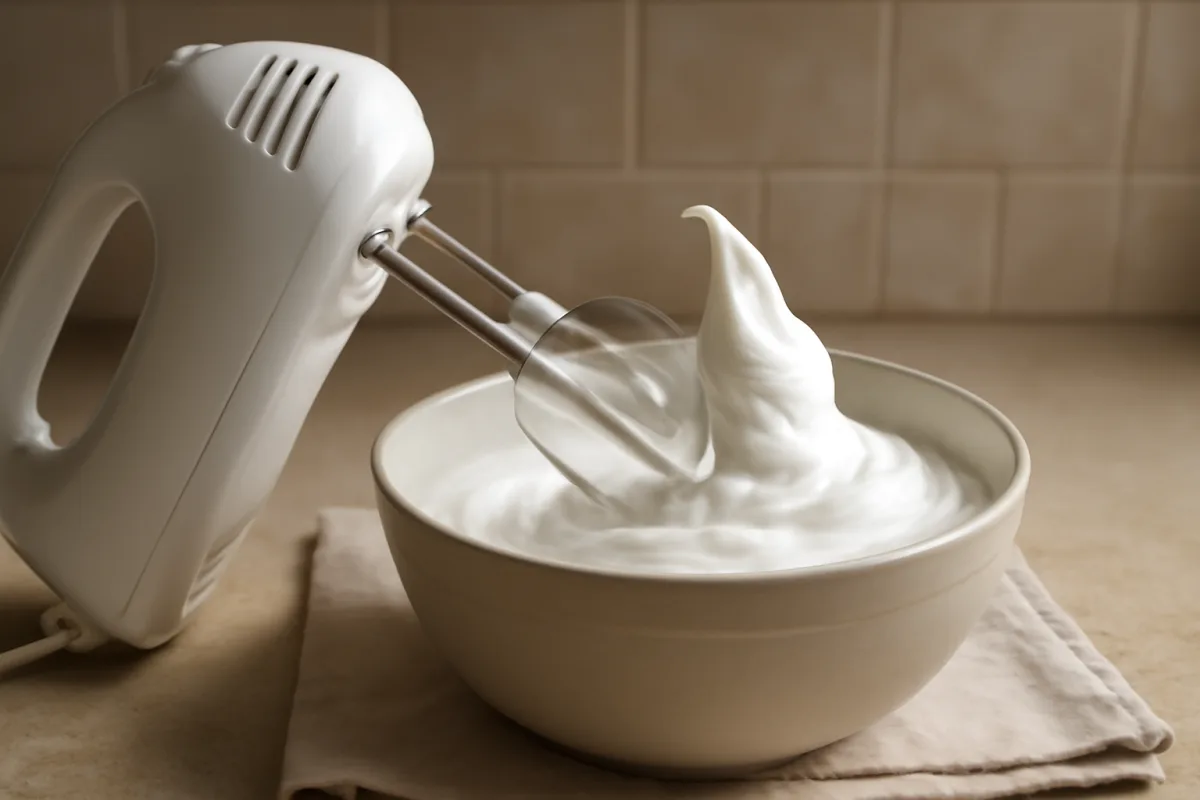 Albumi a neve con fruste elettriche: la velocità che evita il collasso