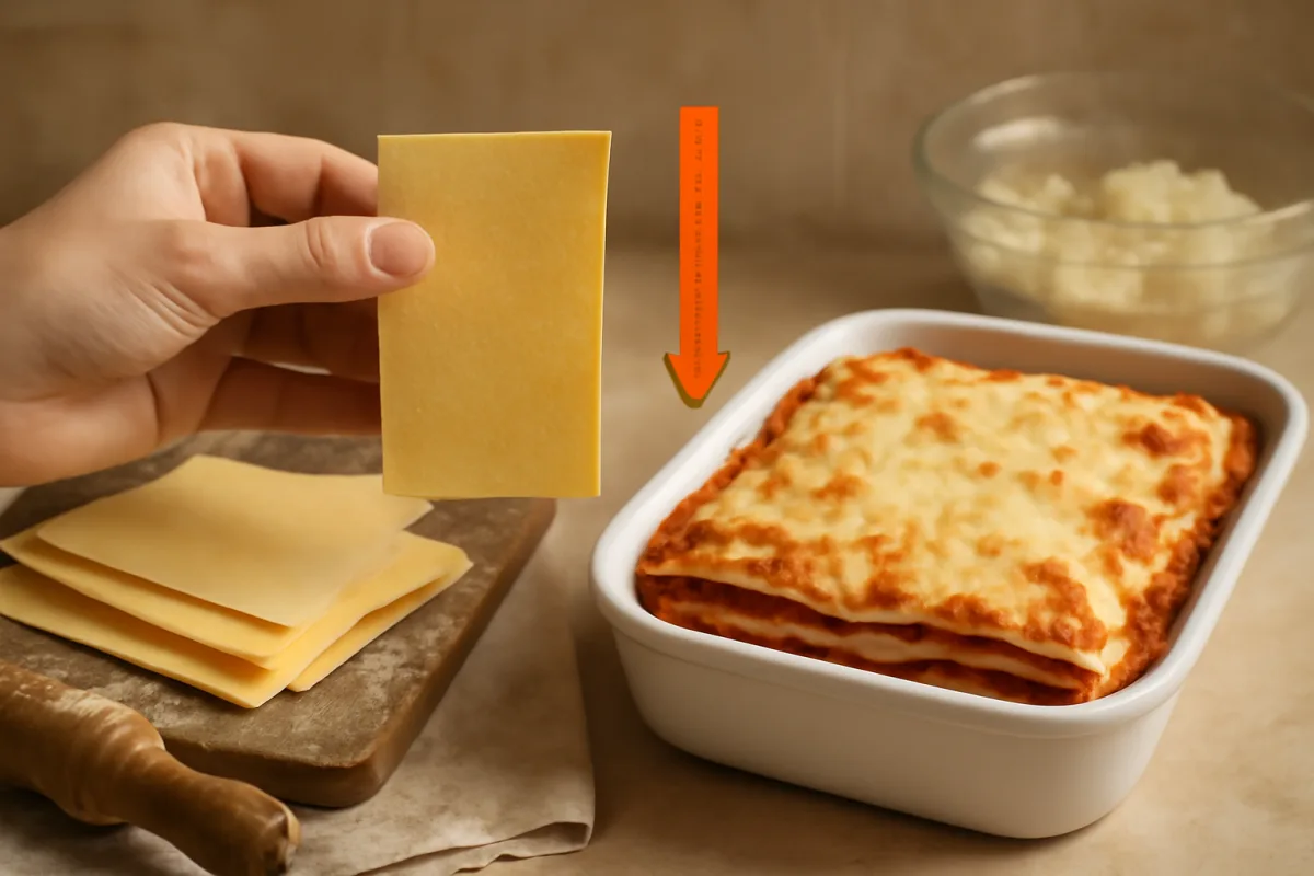 Sfoglia per lasagne fatta in casa: lo spessore che evita strati scollati