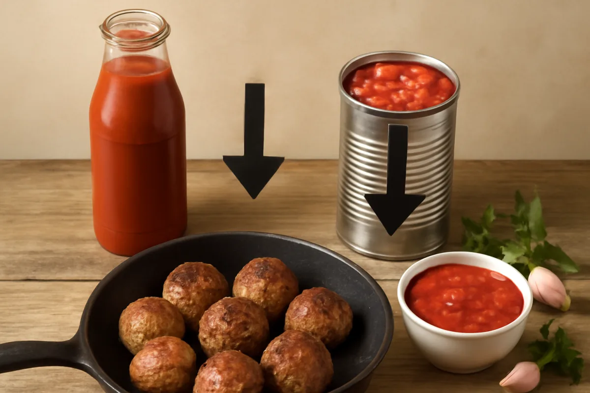 Passata o pomodori a pezzi per il sugo delle polpette: quale regge meglio