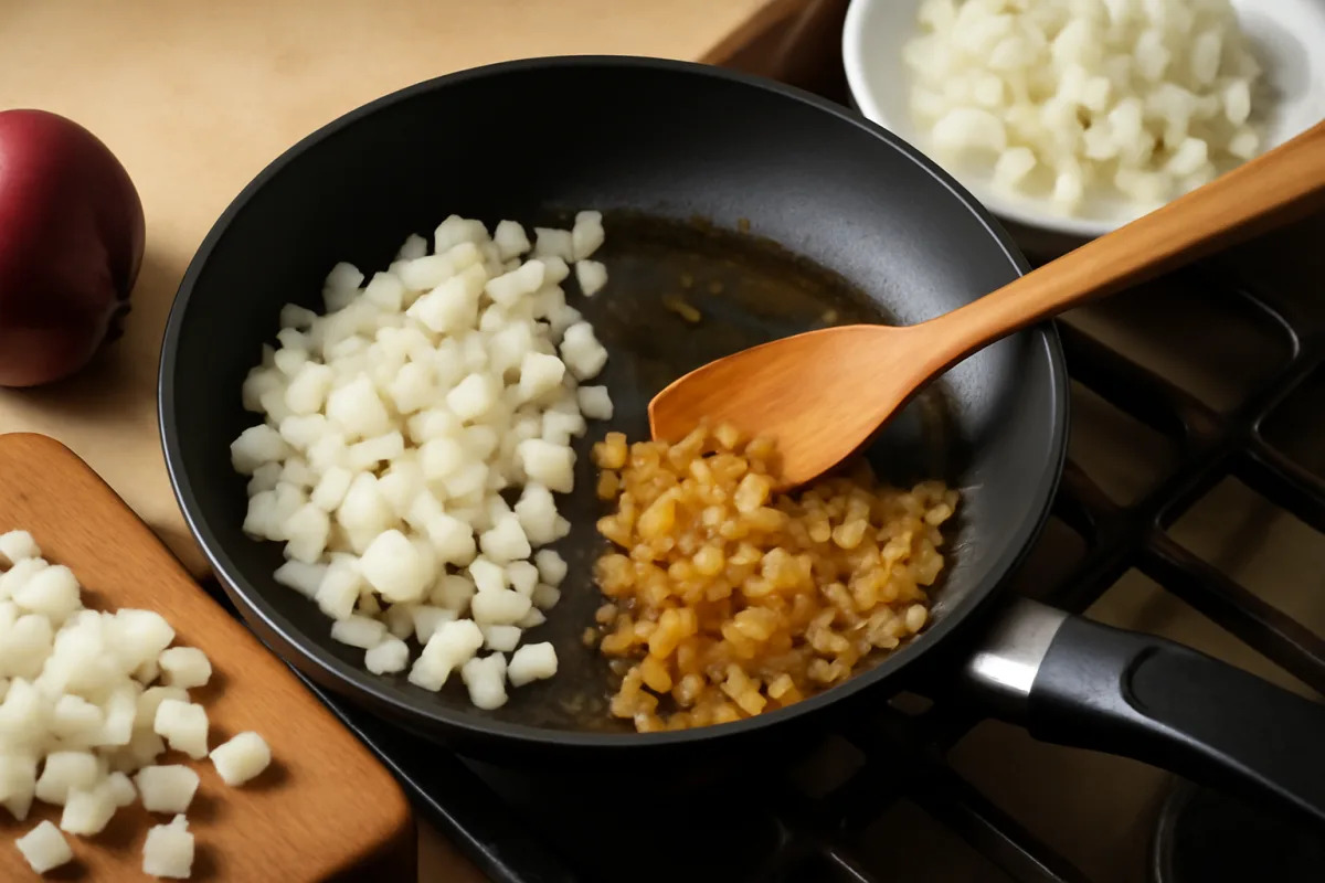 Cipolla nel soffritto: cruda o già appassita prima degli altri ingredienti