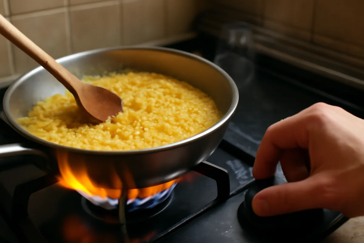 Fuoco alto o basso nella mantecatura: il momento in cui va spento davvero