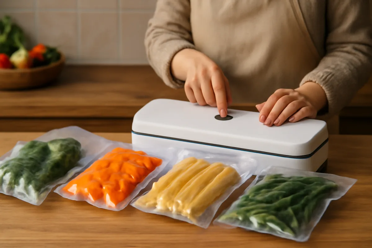 Verdure sottovuoto in casa: i tempi che mantengono colore e consistenza intatti