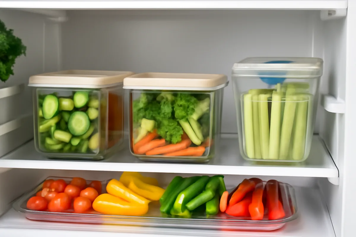 Verdure tagliate in frigo: come conservarle senza farle annerire o appassire