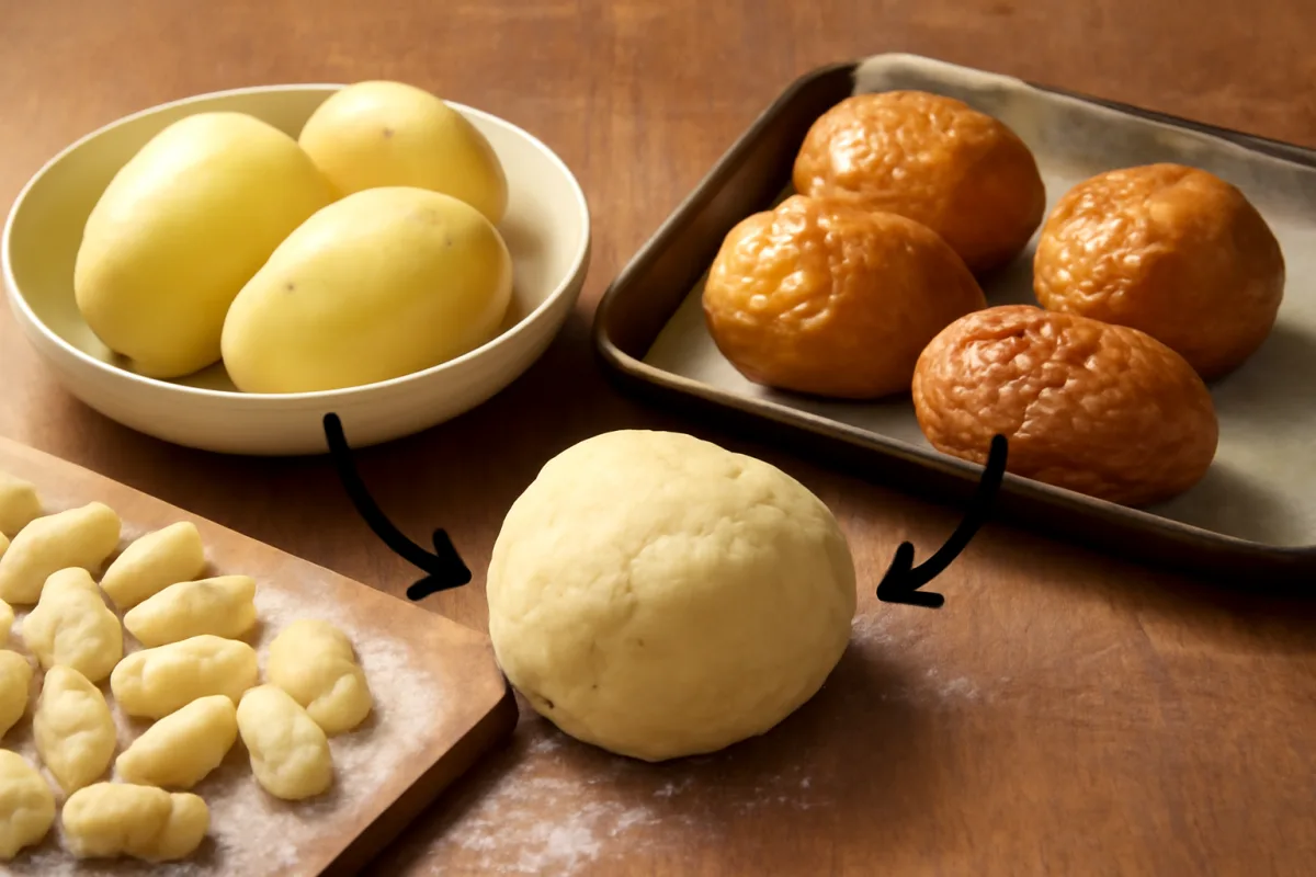 Patate per gnocchi lesse o al forno: quale asciuga l'impasto davvero