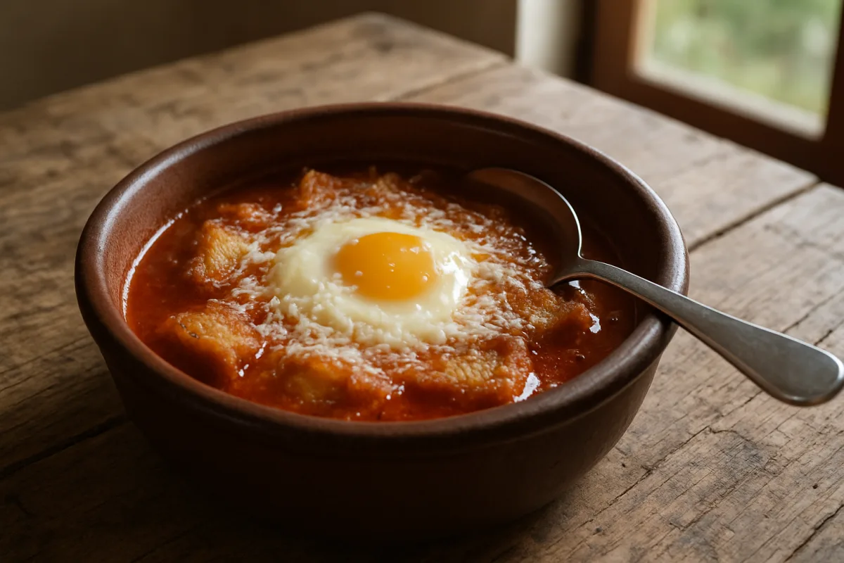 Zuppa pavese rossa: il pomodoro cambia tutto, ma solo se sai quando aggiungerlo