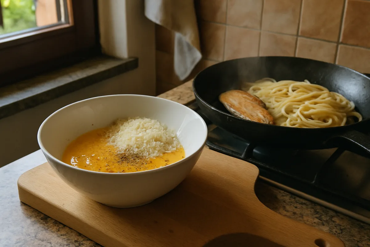 Uovo crudo sul pesce cotto: la soglia dei 65°C che salva la carbonara