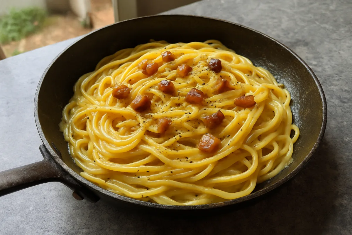 Carbonara che non si rapprende: la temperatura è l'unica cosa che conta