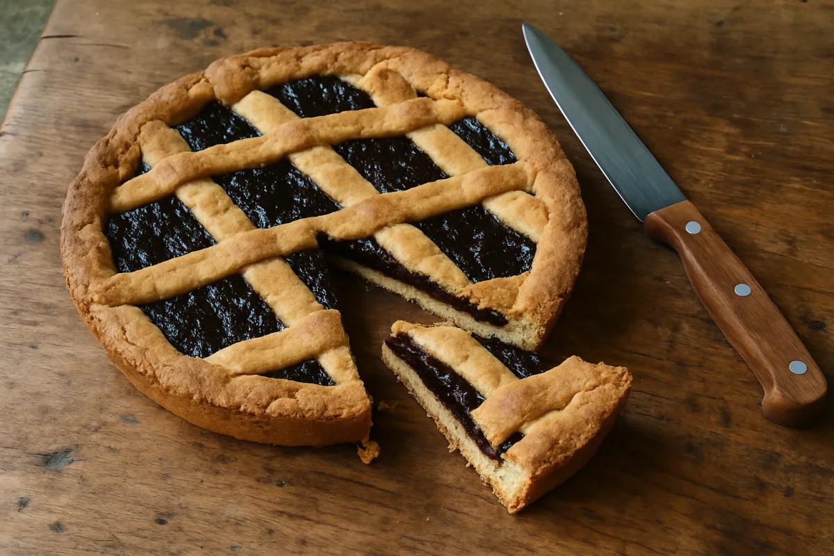 Crostata beneventana: il segreto dell'impasto che si sfalda in tre strati