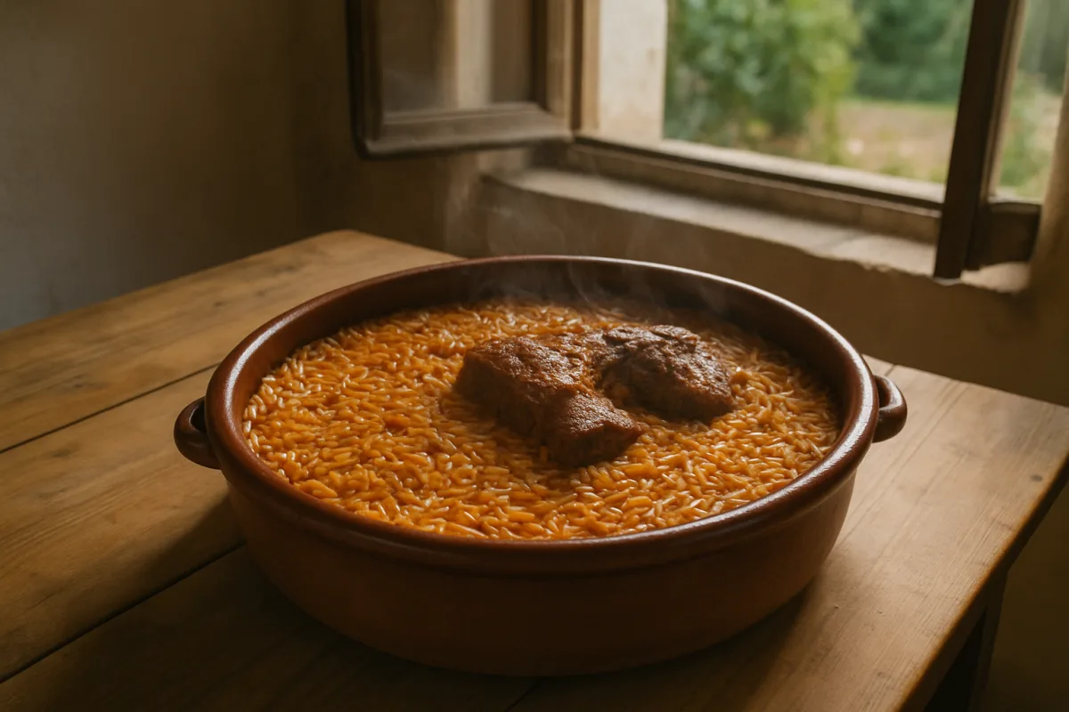 Giouvetsi greco: perché la pasta assorbe tutto e il sugo resta cremoso