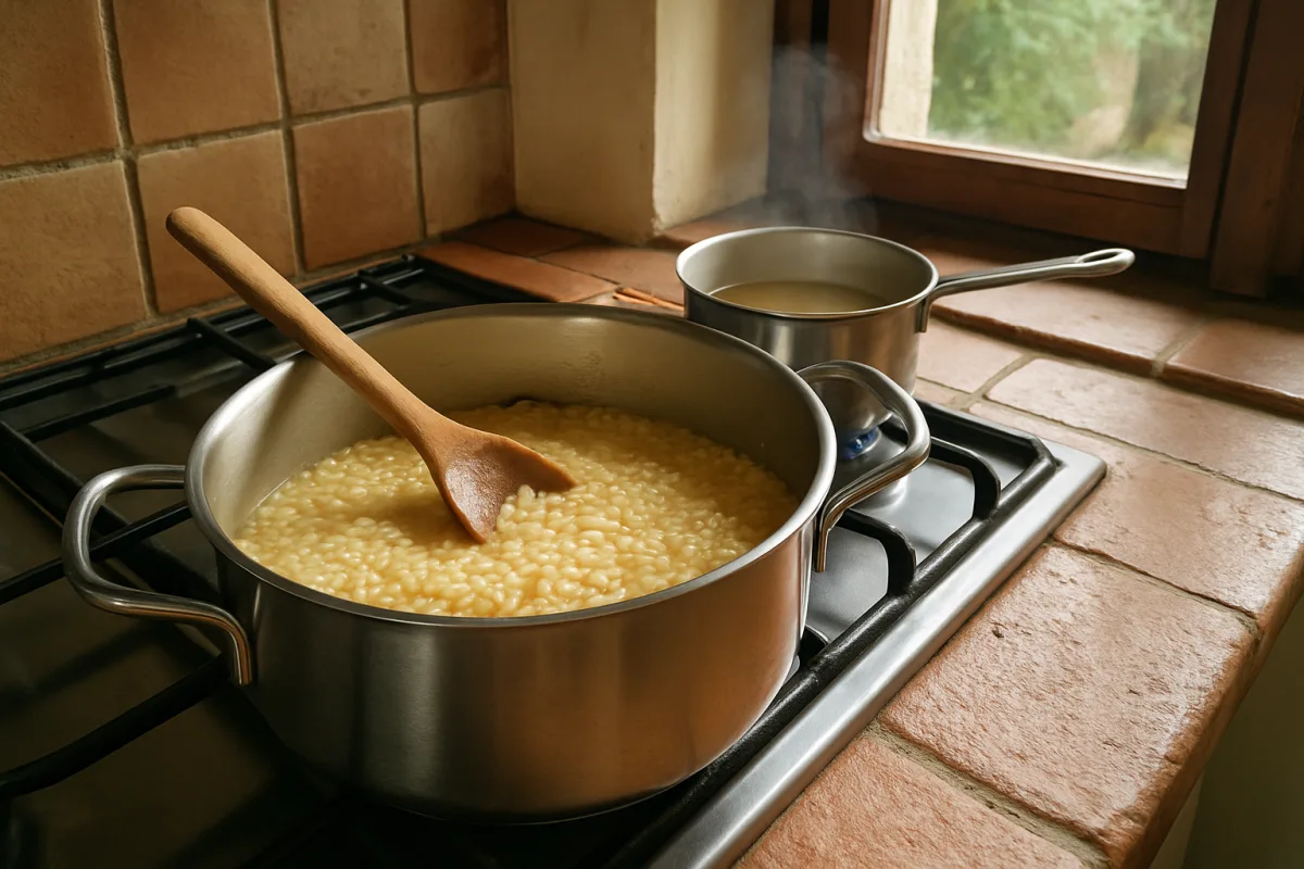 Risotto colloso invece che cremoso: il gesto che distrugge l'amido
